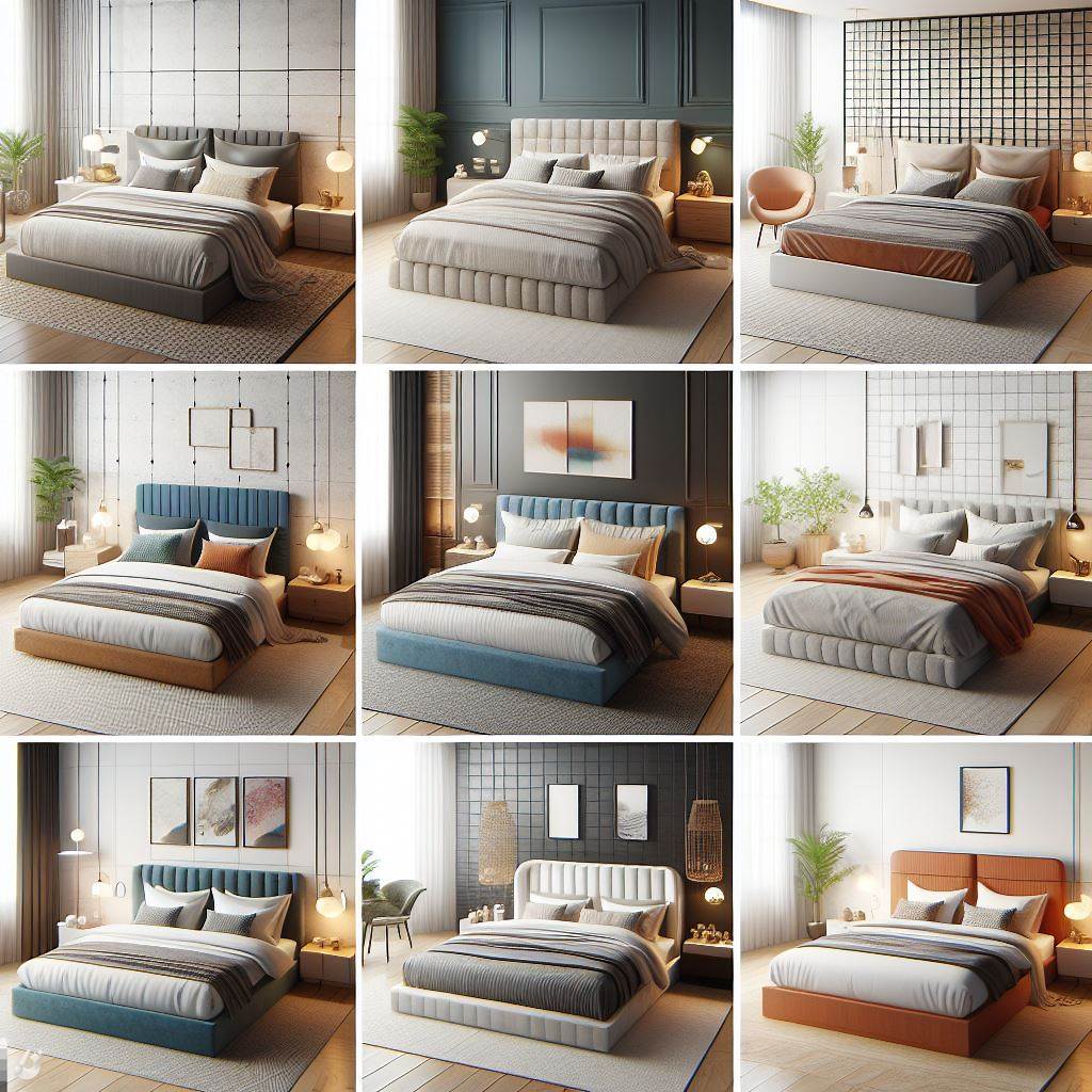 what are some latest double bed designs?
