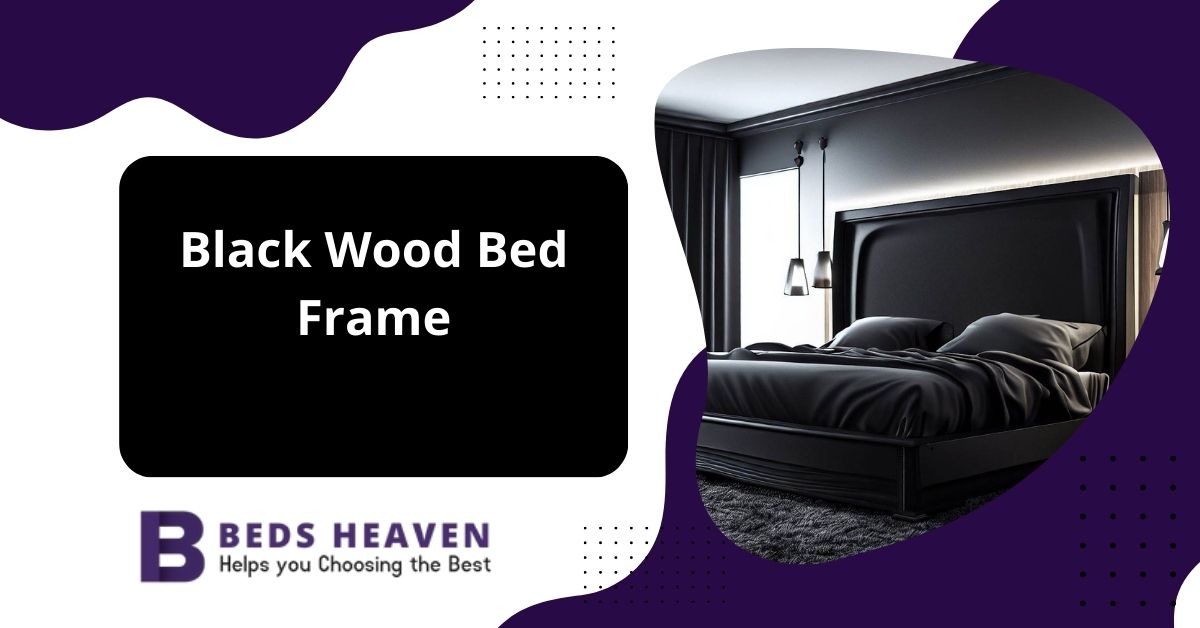 Black Wood Bed Frame
