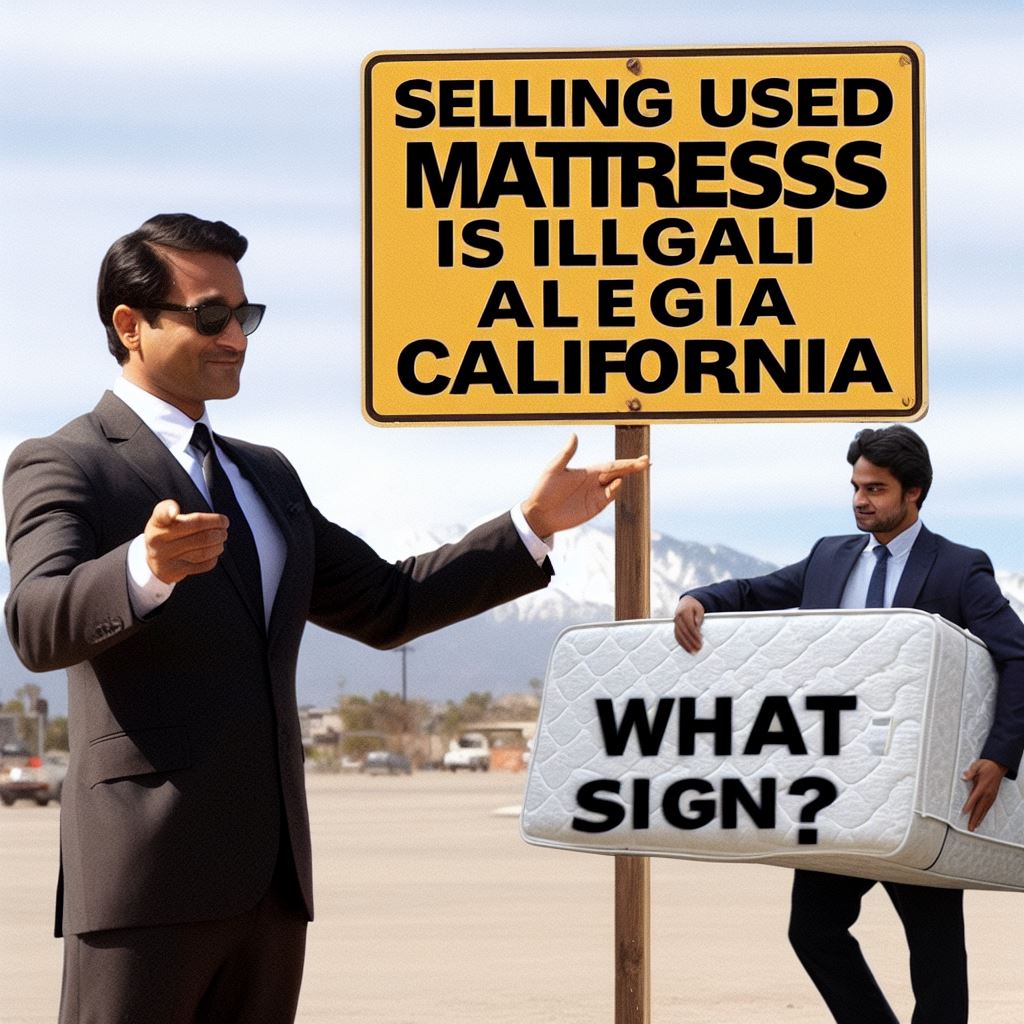 Is It Illegal to Sell Used Mattresses in California